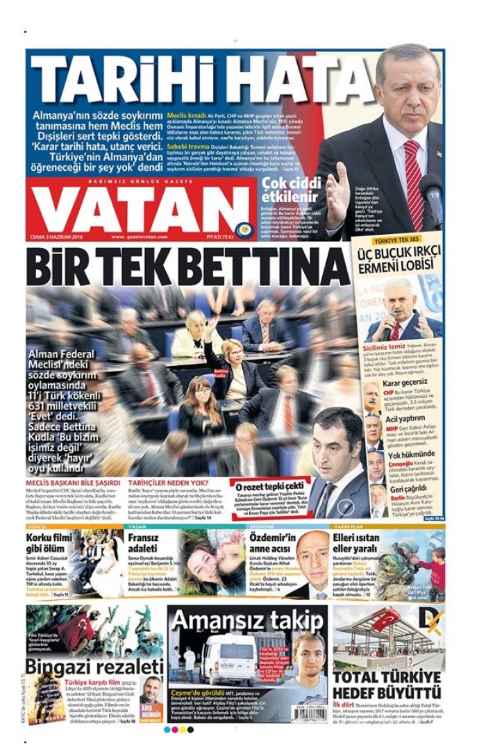 Günün gazete manşetleri - 3 Haziran
