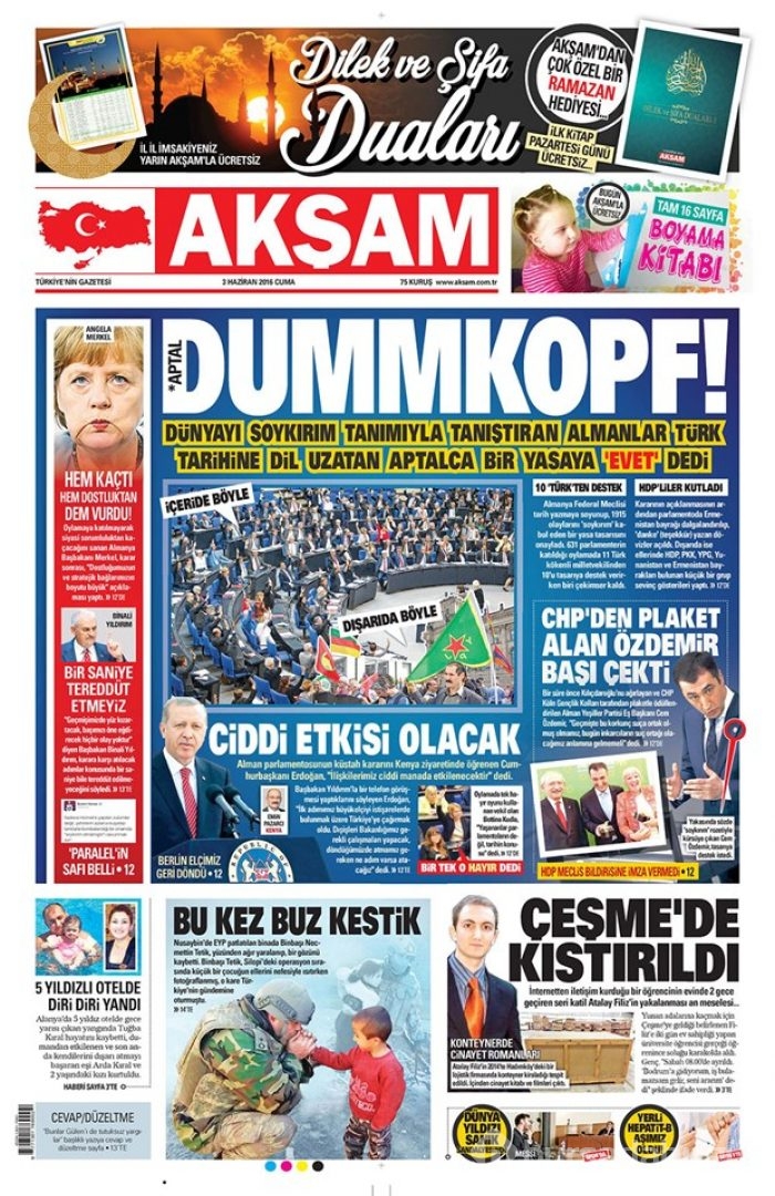 Günün gazete manşetleri - 3 Haziran

