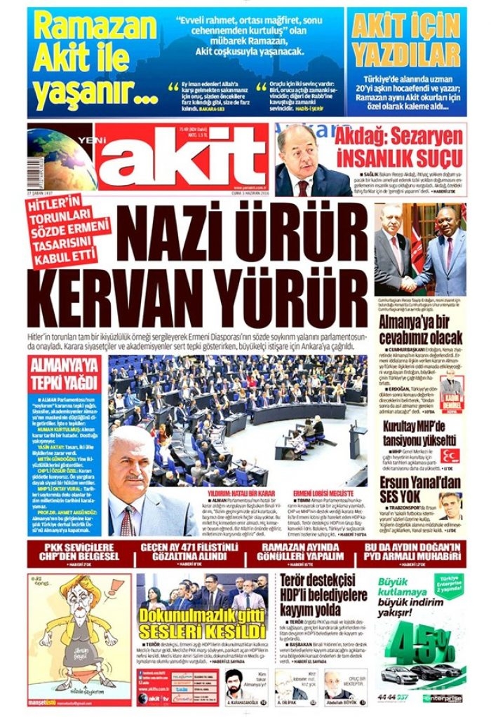 Günün gazete manşetleri - 3 Haziran
