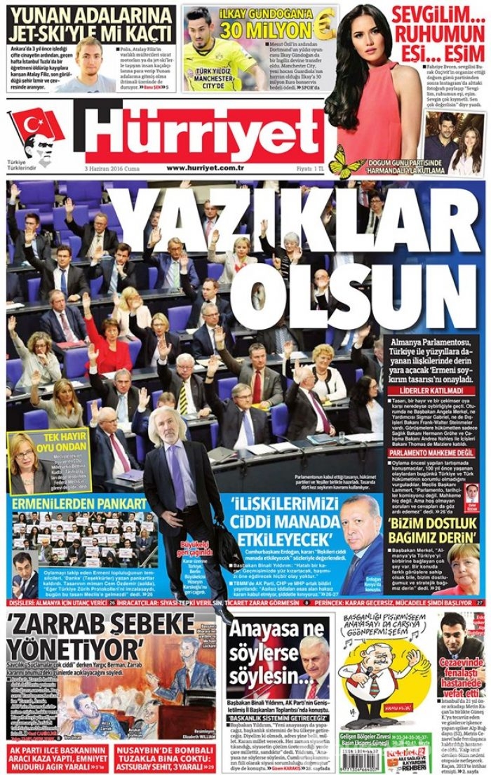 Günün gazete manşetleri - 3 Haziran
