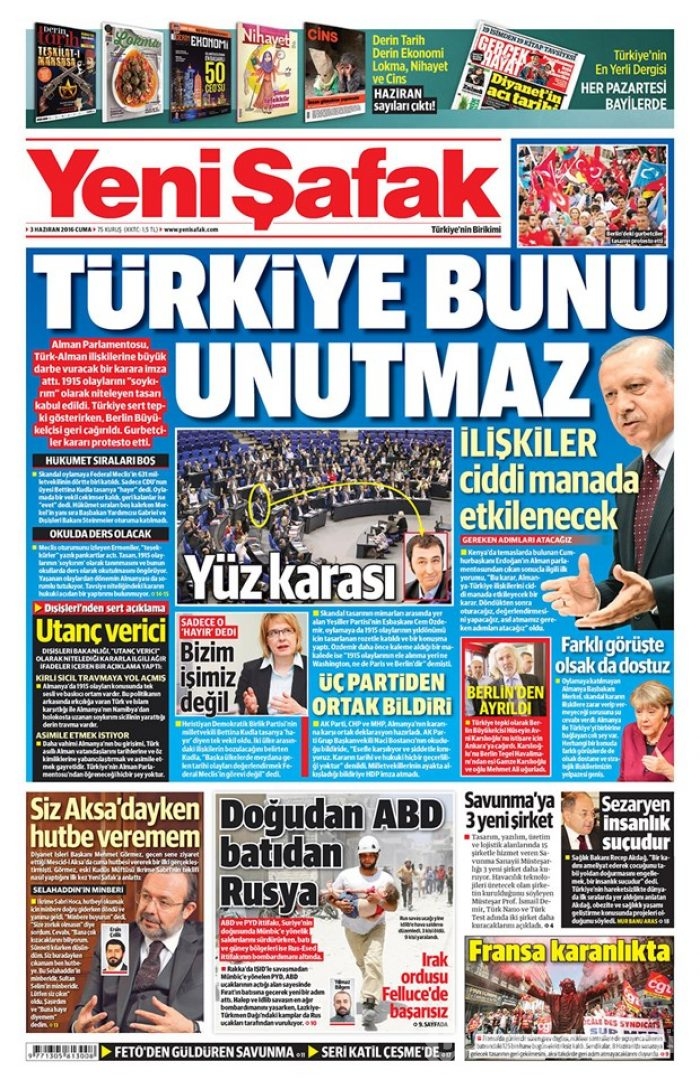 Günün gazete manşetleri - 3 Haziran
