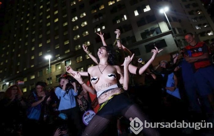 Brezilyalı kadınlardan büyük protesto