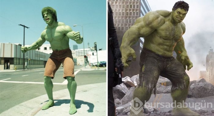 Hollywood'un 15 süper kahramanının dünü ve bugünü