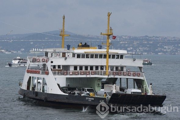 İstanbul'da vapur kazası... Dehşet anları...
