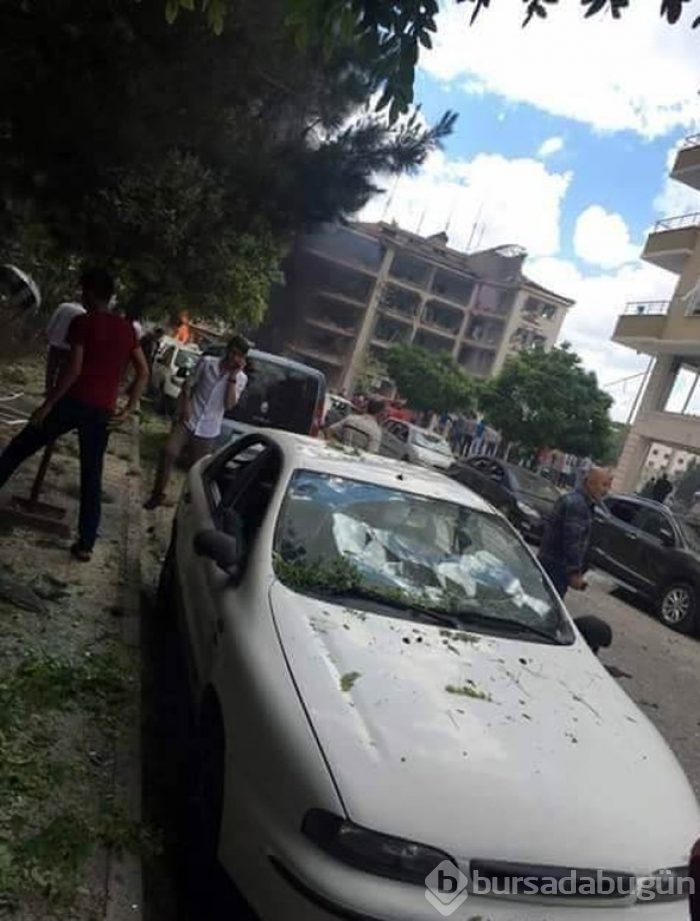 Mardin'de Emniyet Müdürlüğü'ne bombalı araçla saldırı