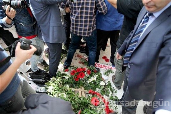 Kılıçdaroğlu'na şehit cenazesinde mermi kovanı atıldı