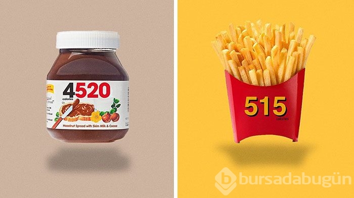 Ünlü markaların logolarına kalori rötuşu