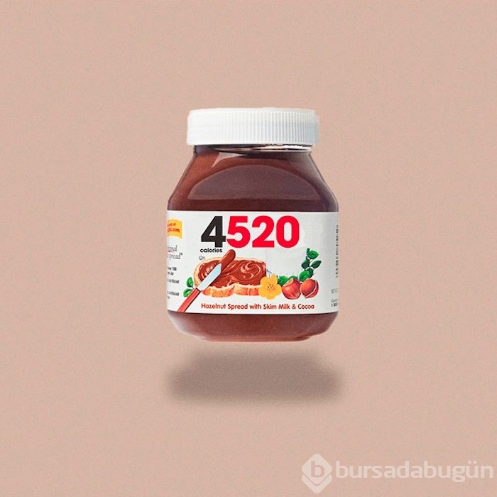 Ünlü markaların logolarına kalori rötuşu