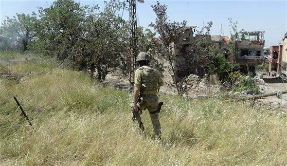 PKK mezarlığa bile patlayıcı döşemiş