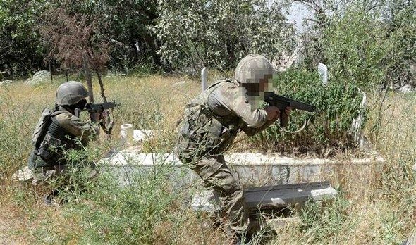 PKK mezarlığa bile patlayıcı döşemiş