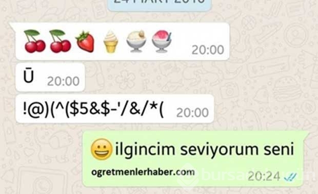 En komik öğretmen-öğrenci mesajlaşmaları