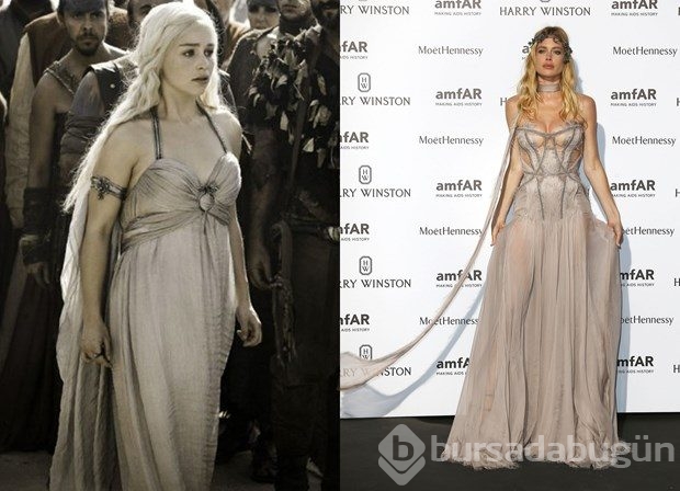 Game of Thrones stilini tercih eden ünlüler