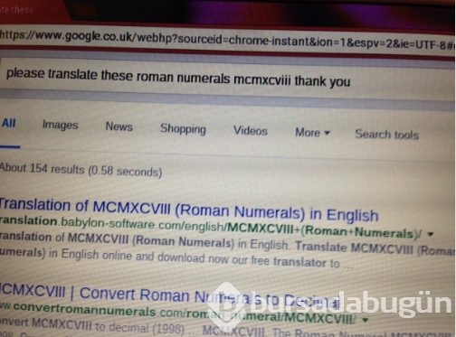 Gelmiş geçmiş en zarif 'google' araması