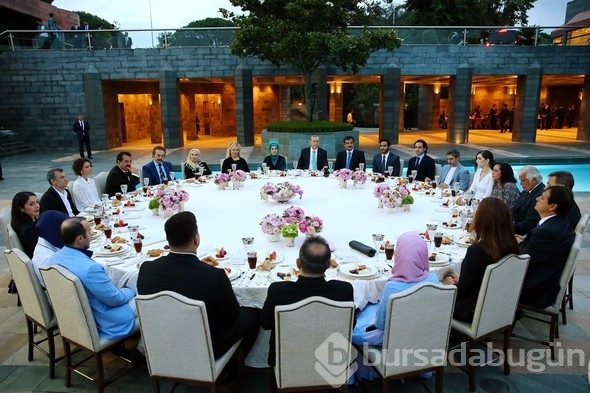 Erdoğan'ın iftar yemeğinde ünlüler geçidi
