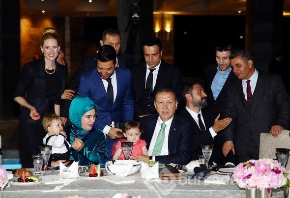 Erdoğan'ın iftar yemeğinde ünlüler geçidi