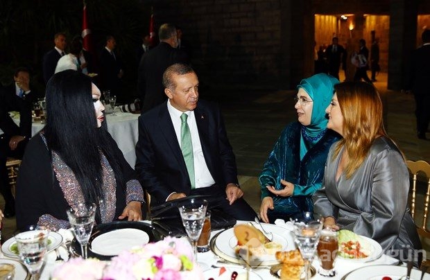 Erdoğan'ın iftar yemeğinde ünlüler geçidi