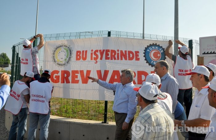 Nestle'nin Bursa Karacabey'deki fabrikasında grev
