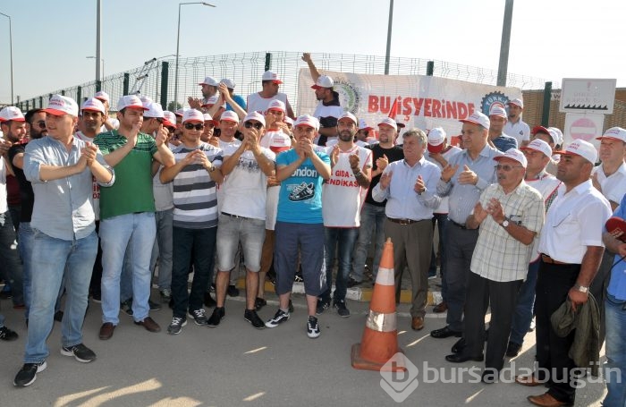 Nestle'nin Bursa Karacabey'deki fabrikasında grev
