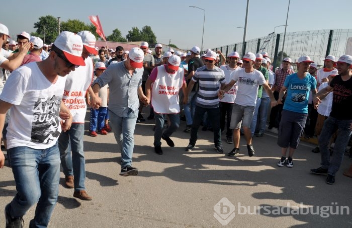 Nestle'nin Bursa Karacabey'deki fabrikasında grev
