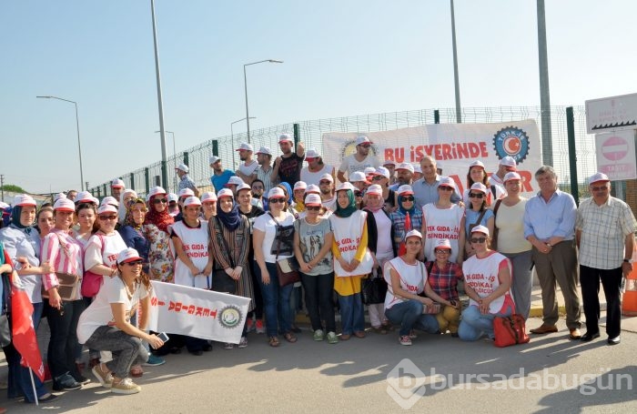 Nestle'nin Bursa Karacabey'deki fabrikasında grev
