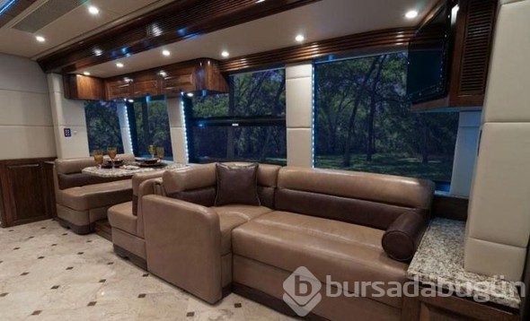 2 milyon dolara saray gibi otobüs
