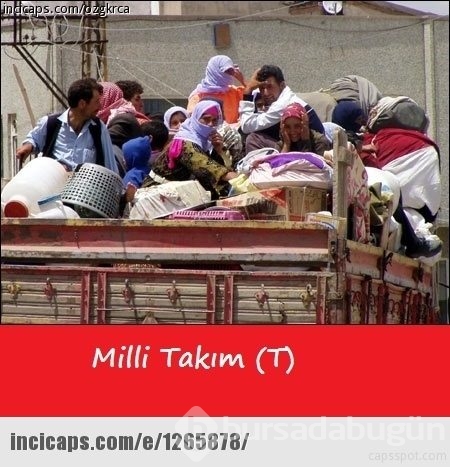 Milli Takım elenince capsler
