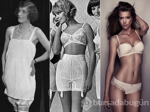Fotoğraflarla iç çamaşırının yüz yıl içindeki değişimi