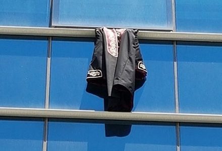Danıştay'da cüppeli protesto