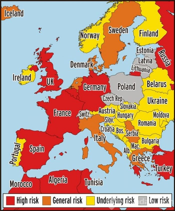 Dünyayı şoke eden harita... Türkiye dahil 7 ülke...