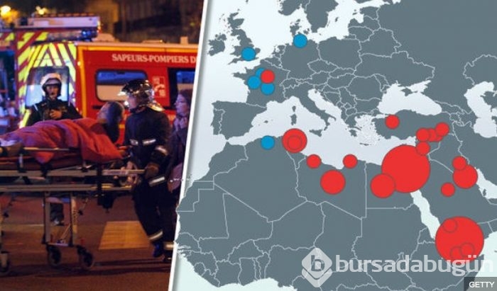 Dünyayı şoke eden harita... Türkiye dahil 7 ülke...