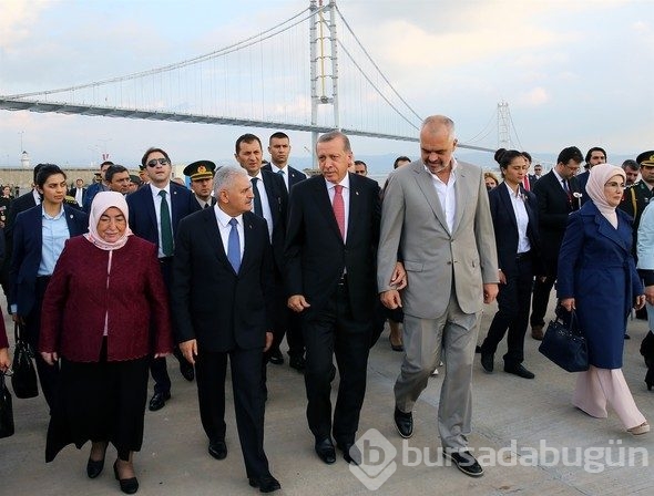 Osmangazi Köprüsü açıldı, bayram sonuna kadar ücretsiz