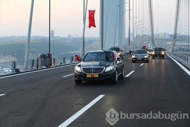 Osmangazi Köprüsü açıldı, bayram sonuna kadar ücretsiz