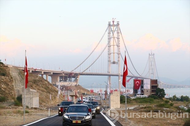 Osmangazi Köprüsü açıldı, bayram sonuna kadar ücretsiz