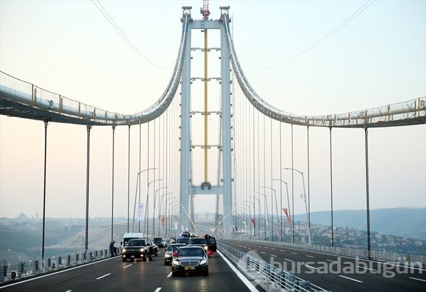 Osmangazi Köprüsü açıldı, bayram sonuna kadar ücretsiz