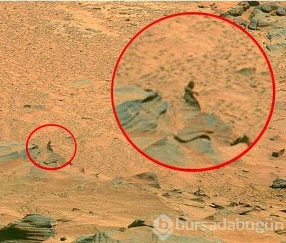 O kızın Mars'da  ne işi var? İnanamayacaksınız ama NASA yayınladı 