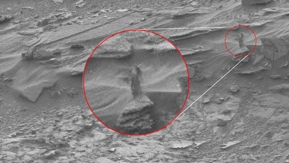 O kızın Mars'da  ne işi var? İnanamayacaksınız ama NASA yayınladı 