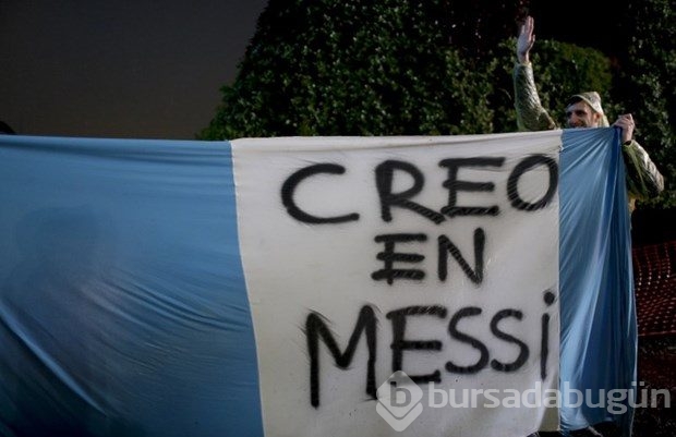 Messi için sokağa çıktılar!