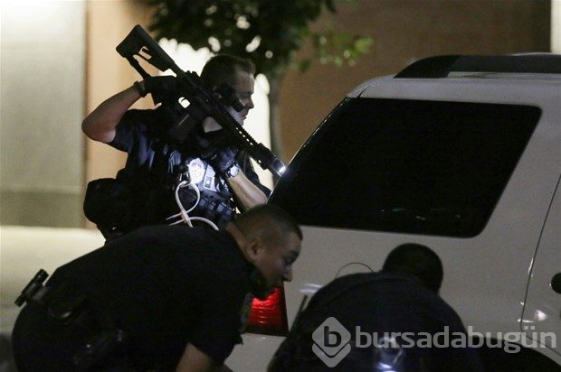 Dallas'ta polise ateş açtılar 