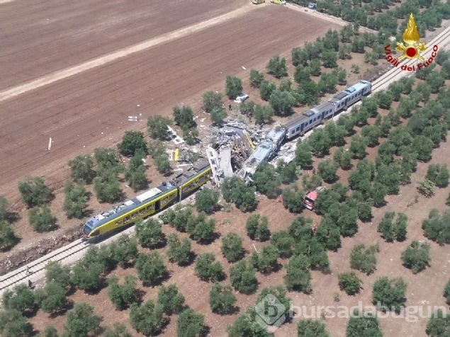 İtalya'da tren kazası! 