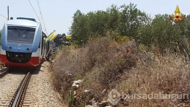 İtalya'da tren kazası! 