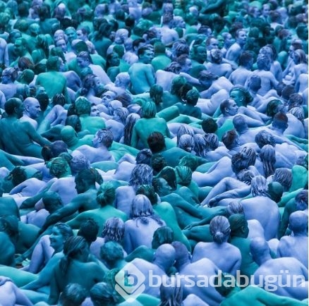 Küresel ısınmaya dikkat çekmek için sokaklarda çırılçıplak gezdiler