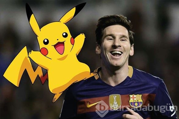 Messi'ye Pokemon şoku!