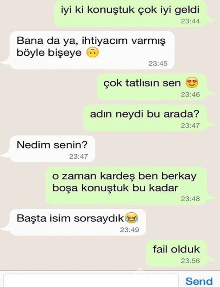 Son zamanların komik yazışmaları