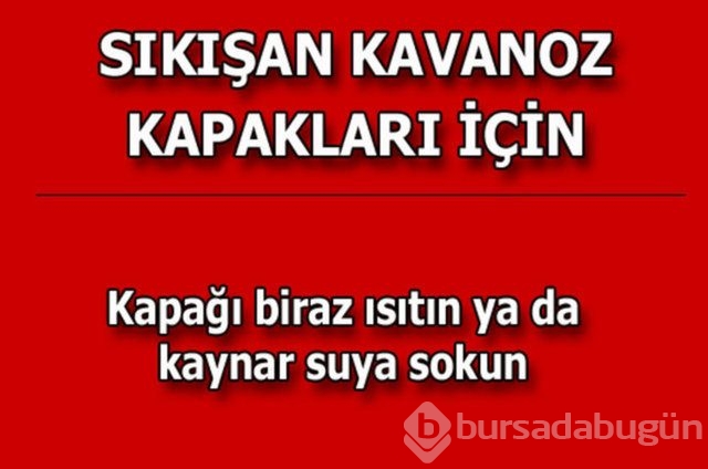 Günlük hayatta çok işinize yarayacak pratik bilgiler!