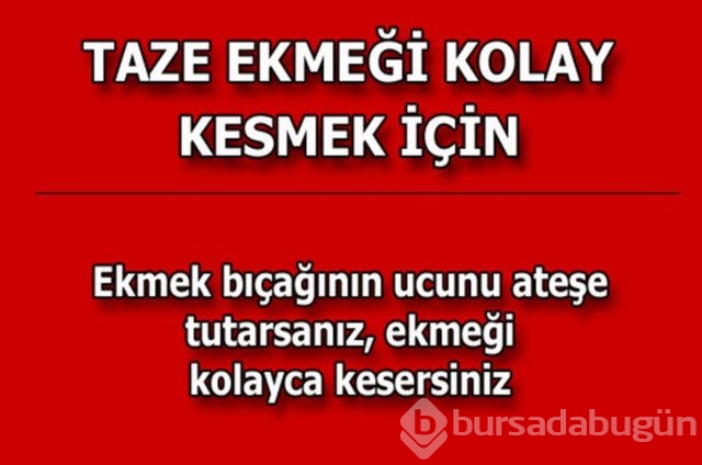 Günlük hayatta çok işinize yarayacak pratik bilgiler!