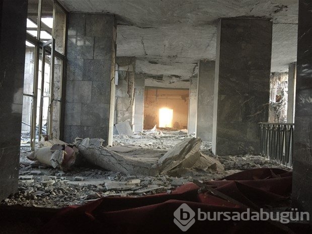 Darbe girişimi sonrası TBMM'de büyük zarar
