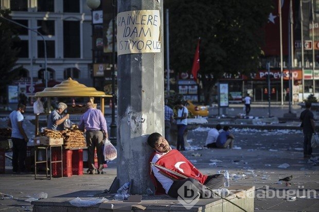 Sabaha kadar beklediler