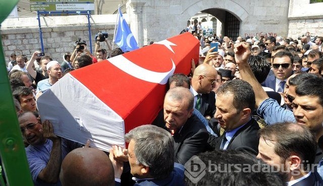 Demokrasi şehitleri böyle uğurlandı