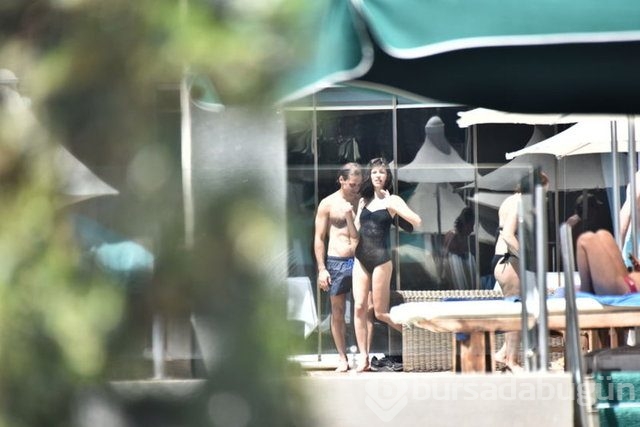 Kaan Tangöze ve Kıvılcım Ural Bodrum'da