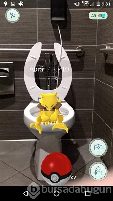 Pokemon görülen tuhaf yerler